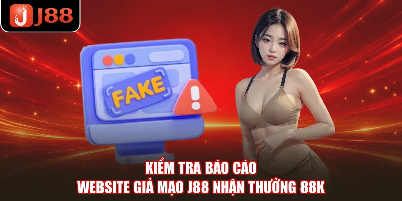 Kiểm tra báo cáo website giả mạo J88 nhận thưởng 88K